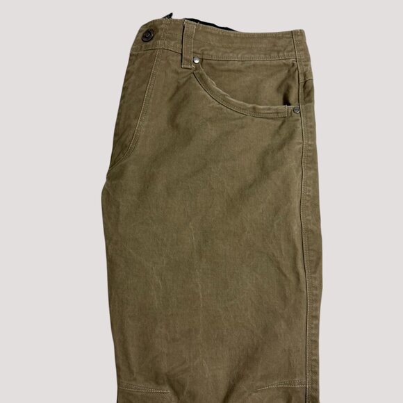 Kuhl Free Rydr Pants Men’s 34X30 Khaki Vintage Patina Dye Cotton - Picture 2 of 11